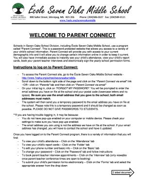 parent connect 7oaks.